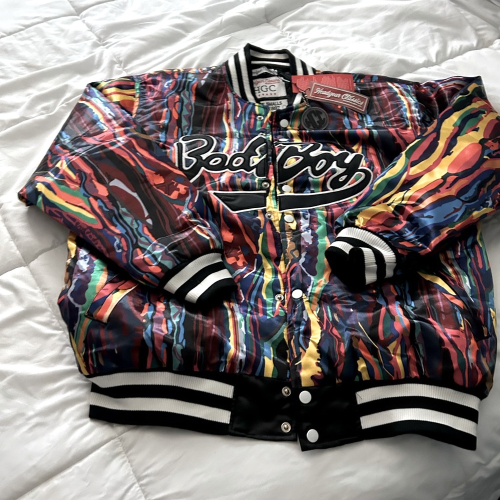 BAD BOY BIGGIE SMALLS Headgear Classics Streetwear Jacket~Never Worn~ XL